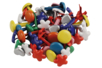Assorted brads - 50 pieces - 1 - Brads and Eyelets - 10doigts.com - Brads and Eyelets – 10doigts.fr