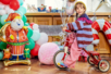 XXL Aluminum Father Christmas Balloon - 2 - Balloons, garlands, streamers - 10doigts.com - Balloons, garlands, streamers – 10doigts.fr