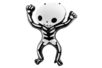 globo esqueleto halloween - Globos de Halloween – 10doigts.fr