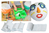 White Plaster Strips - 5 Strips - 1 - Plaster - 10doigts.com - Plaster – 10doigts.fr
