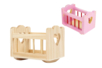 Mini Wooden Cradle - 1 - Miniature Universe: Dollhouse and Miniatures - 10doigts.com - Miniature Universe: Dollhouse and Miniatures – 10doigts.fr