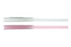 bobinas de cinta de organza rosa y blanca - Cintas y sesgos – 10doigts.fr