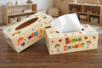 Boite à mouchoirs personnalisée - cadeau de fin d'année - Cajas de madera – 10doigts.fr