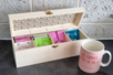 Caja de té Japan madera 4 compartimentos - Cajas de madera – 10doigts.fr