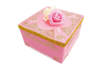 Caja con rosas - Flores y hojas decorativas – 10doigts.fr