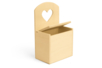 caja de madera cúbica - Cajas para decorar – 10doigts.fr