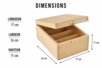 boite photo dimensions - Cajas de madera – 10doigts.fr