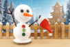 muñeco de nieve DIY niños Navidad - Actividades manuales de Navidad – 10doigts.fr