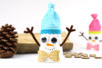 Muñeco de nieve con un vaso - Decoraciones de mesa – 10doigts.fr