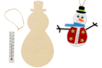 muñeco de nieve - Kits creativos de Navidad para los niños – 10doigts.fr