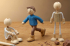 Personajes de Madera Articulados - Juegos y Juguetes de Madera – 10doigts.fr