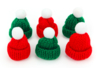 Mini Knitted Caps - 6 Pieces - 1 - Small Christmas Decorations - 10doigts.com - Small Christmas Decorations – 10doigts.fr
