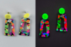 80s neon FIMO earrings - Fimo Clay per Unit – 10doigts.fr