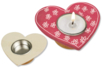 Candelabro corazón - Candelabros de madera – 10doigts.fr