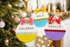 Personalized Christmas Bauble with a Name - 1 - Christmas Crafts - 10doigts.com - Christmas Crafts – 10doigts.fr