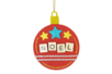 boule lettres scrabble noel - Christmas Wooden Objects – 10doigts.fr