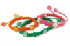 Pulsera shamballa perlas craqueladas en vidrio - Joyería Shamballa – 10doigts.fr