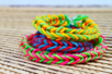 pulseras de colores loom - Pulseras de hilos elásticos – 10doigts.fr