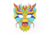 Coloring Masks Dragons - 4 Designs - 7 - Creative Masks for Kids - 10doigts.com - Creative Masks for Kids – 10doigts.fr