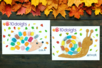 Manualidad Otoño Erizo y Caracol - Actividades manuales Otoño – 10doigts.fr