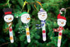 Muñeco de nieve con palos de hielo - Accesorios en madera – 10doigts.fr