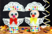 Arlequín con servilletas de papel - Decoraciones de mesa – 10doigts.fr