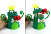 Manualidad Rana Vaso - Actividades manuales animales: nuestras ideas creativas para los niños – 10doigts.fr
