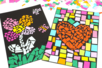 Paper Mosaic Drawing - 3 - Craft Activities for All Ages: Gluing and Folding - 10doigts.com - Craft Activities for All Ages: Gluing and Folding – 10doigts.fr