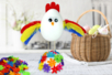 Gallina de patas grandes - Clavos y alfileres – 10doigts.fr