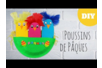 Manualidades de Pascua fáciles para niños - pollitos en su nido - Actividades manuales DIY Pascua – 10doigts.fr