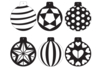 Metallic Card Kit Christmas Baubles - 6 Baubles - 7 - Christmas Creative Kits for Children - 10doigts.com - Christmas Creative Kits for Children – 10doigts.fr