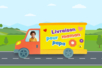 Delivery Truck Cards - 4 Pieces - 6 - Parent's Day Kits - 10doigts.com - Parent's Day Kits – 10doigts.fr