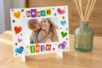 Watercolor Heart Stickers - 116 pcs - 2 - Stickers Father's Day - 10doigts.com - Stickers Father's Day – 10doigts.fr