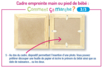 Marco de huella de mano o pie de bebé - Actividades manuales Deco casa DIY – 10doigts.fr
