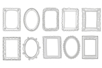 Black and White Cardboard Frames - 10 Assorted Designs - 3 - Cardboard Frames - 10doigts.com - Cardboard Frames – 10doigts.fr
