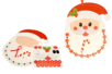 Calendario de Adviento Papá Noel en cartón fuerte - Calendarios de Adviento – 10doigts.fr