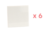 Ceramic Tiles 10 cm - 6 Pieces - Decorative Ceramic Supports – 10doigts.fr