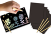 Scratch Cards, Holographic Background - 5 Cards - 1 - Scratch and Punch Cards - 10doigts.com - Scratch and Punch Cards – 10doigts.fr