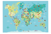 World Map + 2 Sheets of Flag Stickers - 3 - Educational Kits - 10doigts.com - Educational Kits: The joy of hands-on learning. – 10doigts.fr