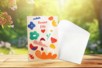 Flower Collage Card Kit - 3 Cards - 1 - Card Making Kits - 10doigts.com - Card Making Kits – 10doigts.fr