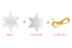 Transparent Plastic Stars - 10 Pieces - 2 - Transparent Plastic - 10doigts.com - Transparent Plastic – 10doigts.fr