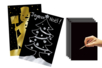 Scratch Cards, Metallic Background (Gold, Silver) - 4 Cards - 1 - Scratch and Punch Cards - 10doigts.com - Scratch and Punch Cards – 10doigts.fr