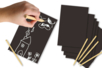 Scratch Cards with White Background - 5 Cards - 0 - Scratch and Punch Cards - 10doigts.com - Scratch and Punch Cards – 10doigts.fr