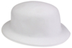 chapeau melon blanc à décorer - Crowns and Hats for Carnival: Creative Activities for Children – 10doigts.fr