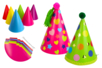 Colored Cardboard Cones, Bright Colors - 6 Pieces - 5 - DIY Costumes - 10doigts.com - DIY Costumes – 10doigts.fr