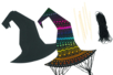 Scratch Witch Hats - 6 Pieces - 2 - Halloween Craft Kits - 10doigts.com - Halloween Craft Kits – 10doigts.fr