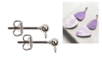 Pendientes plateados - 10 unidads - Pendientes – 10doigts.fr
