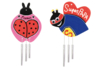 Sound Carillons, Assorted Shapes - 3 - Wooden Decorative Suspensions - 10doigts.com - Wooden Decorative Suspensions – 10doigts.fr