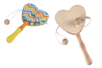 Corazón tam-tam madera - Instrumentos de madera – 10doigts.fr