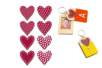 Corazones de abedul - 8 unidads - Deco de madera pintada – 10doigts.fr